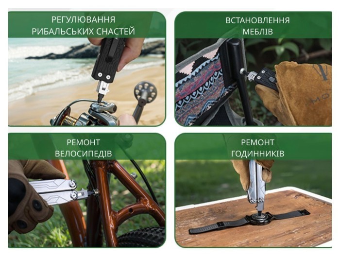 Набір біт для NexTool Flagship Captain та Pocket tool, укр, укр