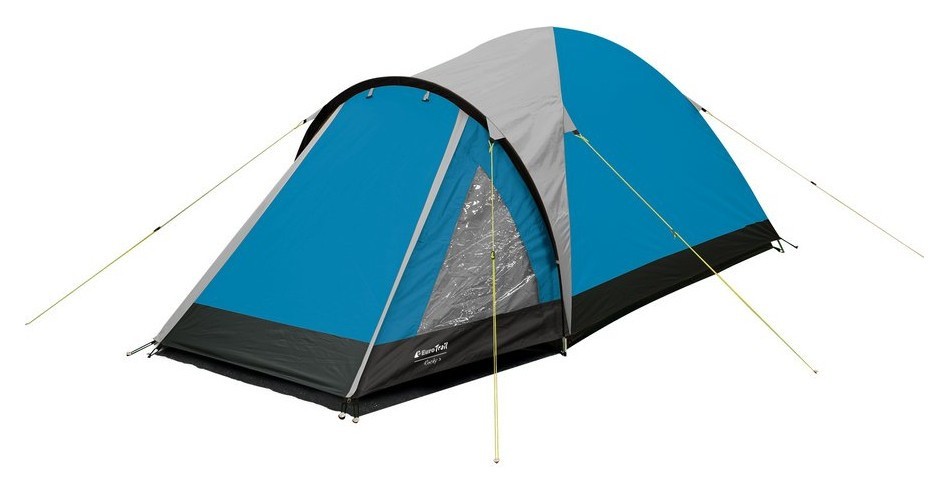 Палатка туристическая Eurotrail CAMPSITE ROCKY 3 0604 Royal blue/charcoal (ETTE0806)
