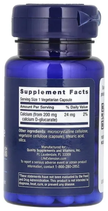 Calcium D-Glucarate 200mg - 60 vcaps