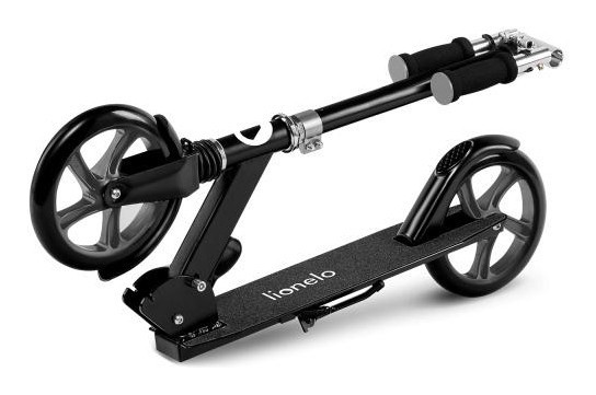 Детский самокат Lionelo Luca BLACK CARBON PINK детский самокат Lionelo Luca BLACK CARBON PINK