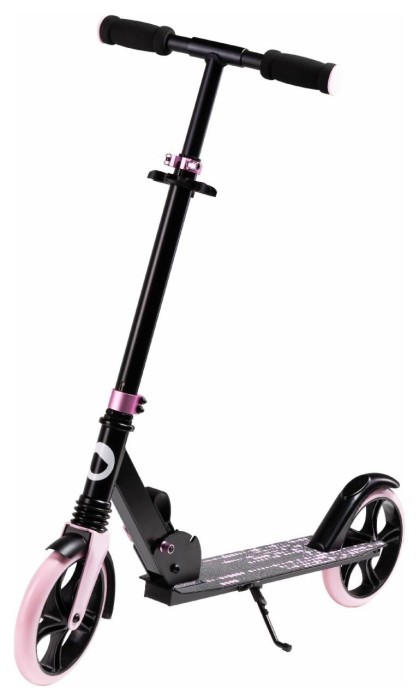 Дитячий самокат Lionelo Luca BLACK CARBON PINK, укр, укр