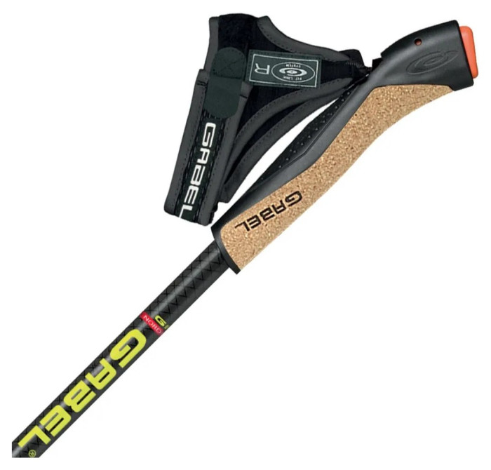 Палиці для скандинавської ходьби Gabel FX-75 Snake Carbon 105 Dual Spike