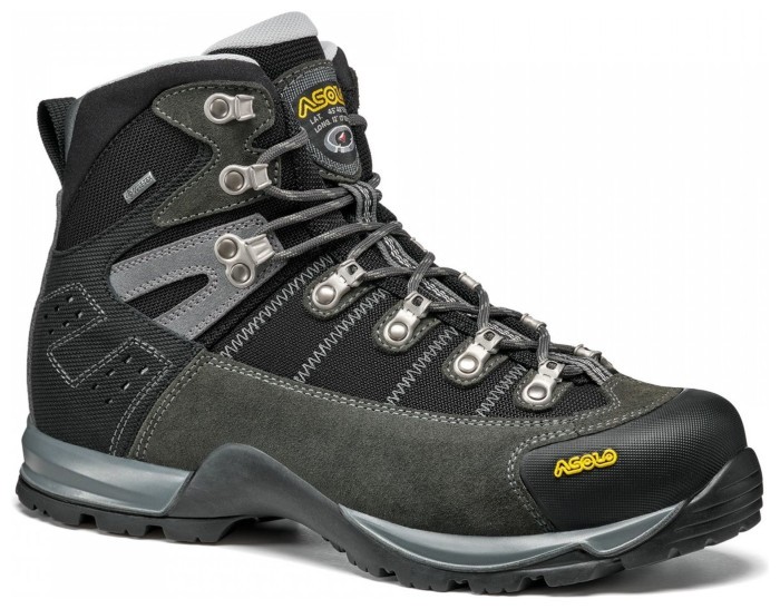 Ботинки мужские Asolo Fugitive GTX MM, Light Black/Grey, 43 2/3
