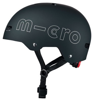 Захисний шолом MICRO - ЧОРНІЙ (52-56 cm, M)