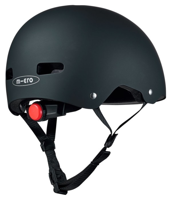 Защитный шлем MICRO - ЧЕРНЫЙ (52-56 cm, M)