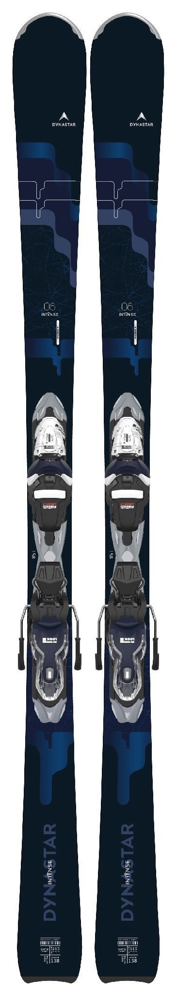 Лижі гірські (комплект) Dynastar INTENSE 8+XPRESS W 11 GW 158см Black/blue (DAID801+FCID034), укр, укр