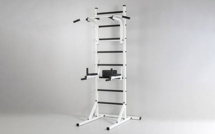 Шведська стінка для підлоги Універсал + штанга RN-Sport 52 кг