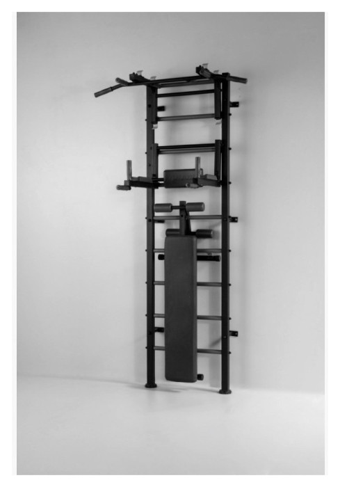 Шведська стінка Атлант. Чорний, укр, укр