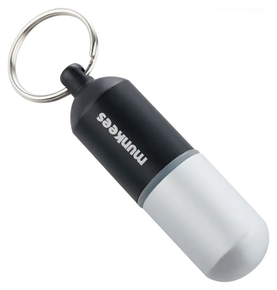 Munkees 3626 брелок Waterproof Capsule Medium black (3626-BK)