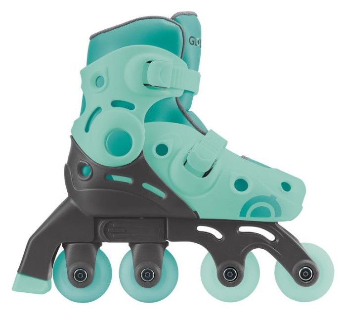 Роликові ковзани GLOBBER 2в1 м'ятно-зелені р.30-33, до 60кг, 5+, укр, укр