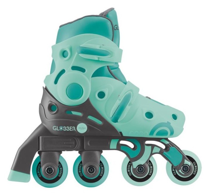 Роликові ковзани GLOBBER 2в1 м'ятно-зелені р.30-33, до 60кг, 5+, укр, укр