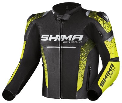 Мотокуртка Shima STR 2.0 Black/Yellow L