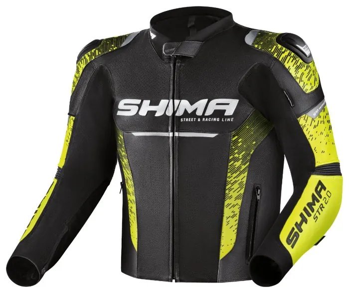 Мотокуртка Shima STR 2.0 Black/Yellow L