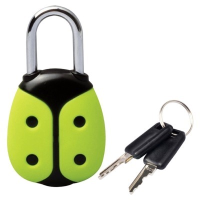 Munkees 3601 брелок-замок Padlock-Beetle зеленый