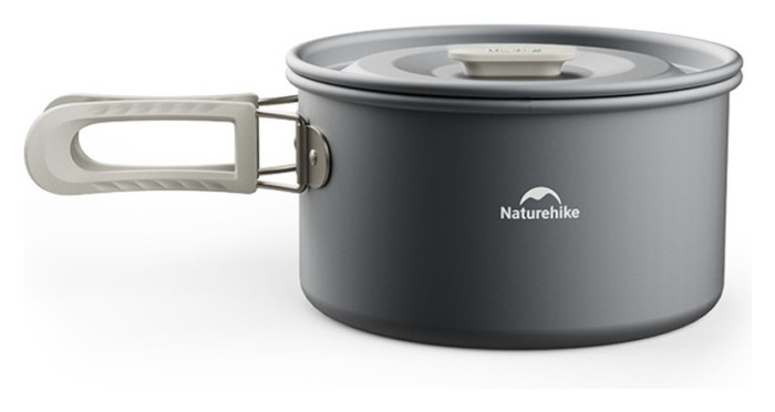 Набір посуду (каструля, сковорідка, чайник) Naturehike CNK2450CF010, алюміній