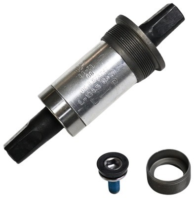 Картридж каретки 124,5  x 68мм мм під квадрат VP BC73 срiблястий з чорним