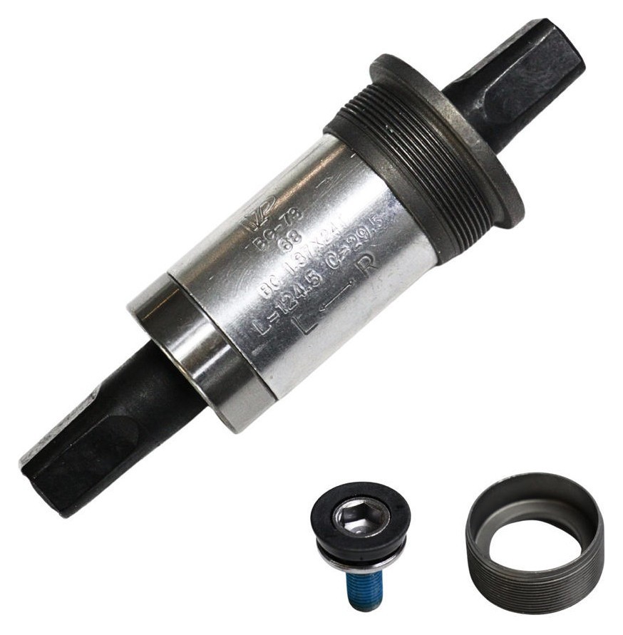 Картридж каретки 124,5 x 68мм мм под квадрат VP BC73 серебристый с черным.