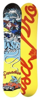 Сноуборд USD Pro PARADISE 130 Yellow (USB17J1P)