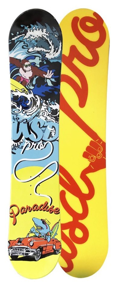 Сноуборд USD Pro PARADISE 130 Yellow (USB17J1P)