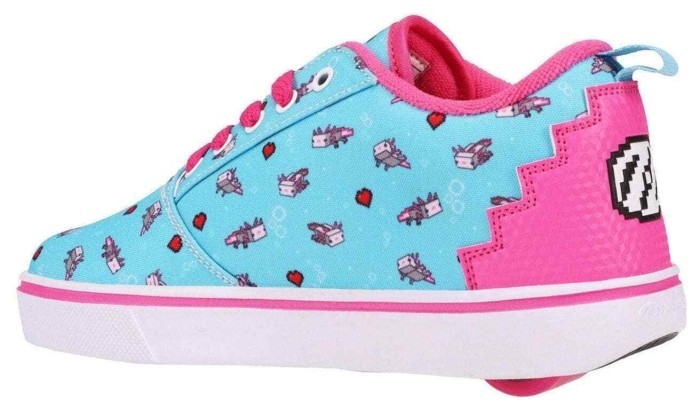 Роликовые кроссовки Heelys X Minecraft Pro 20 Aqua Pink Black X Minecraft Pro 20 Aqua Pink Black