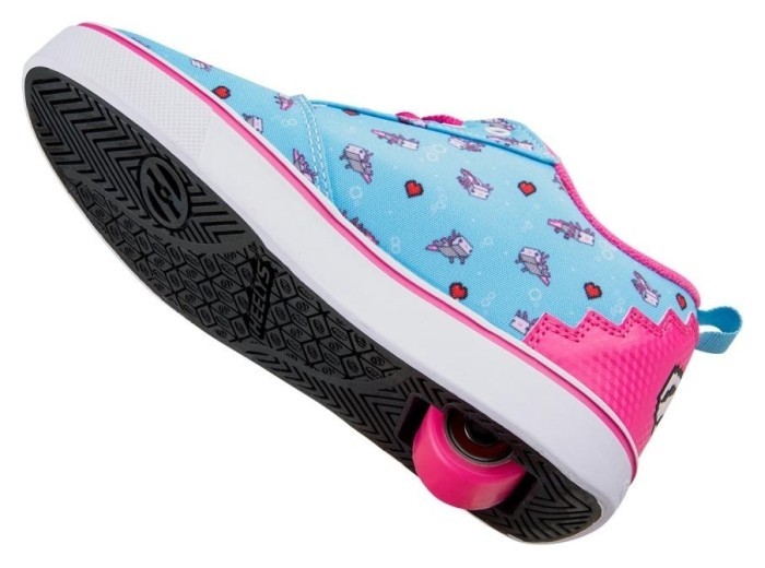 Роликовые кроссовки Heelys X Minecraft Pro 20 Aqua Pink Black X Minecraft Pro 20 Aqua Pink Black