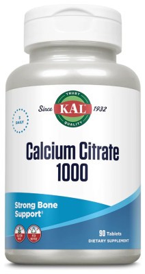 Calcium Citrate 1000mg - 90 tabs