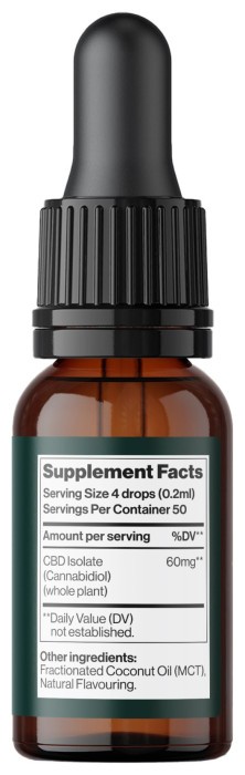 CBD Oil Isolate 3000 mg Orange - 10 ml