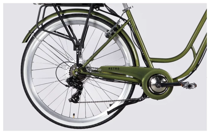 Велосипед уцененный с электроприводом 28