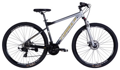 Велосипед AL 29" Formula F-1 DD CS рама-19" серебристо-черный 2026