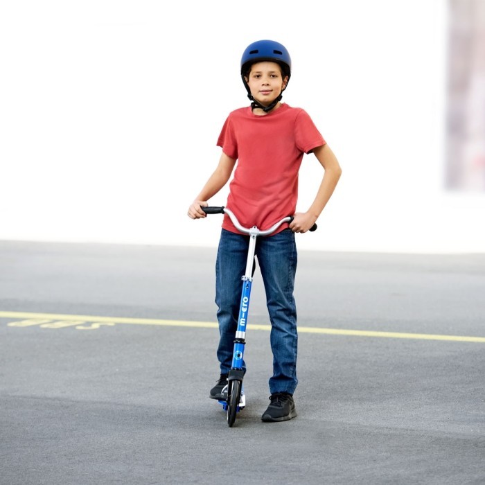 Самокат MICRO серії "Cruiser" - СИНІЙ (до 100 kg, 2-х колісний), укр, укр