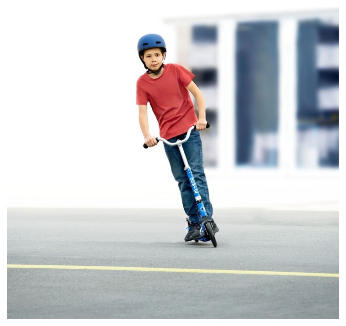 Самокат MICRO серії "Cruiser" - СИНІЙ (до 100 kg, 2-х колісний), укр, укр