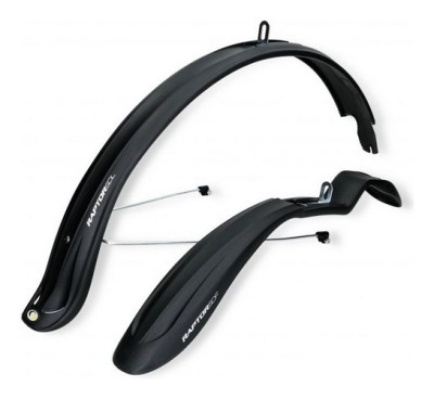 Комплект крыльев 24"-28" SIMPLA Raptor SDL+stay, с металлическими дугами, черные