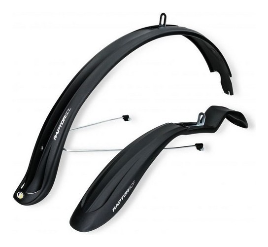 Комплект крыльев 24"-28" SIMPLA Raptor SDL+stay, с металлическими дугами, черные