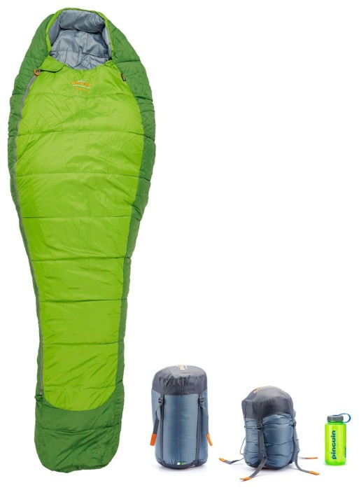 Спальный мешок Pinguin Mistral PFM (3/-3°C), 185 см - Right Zip, Green