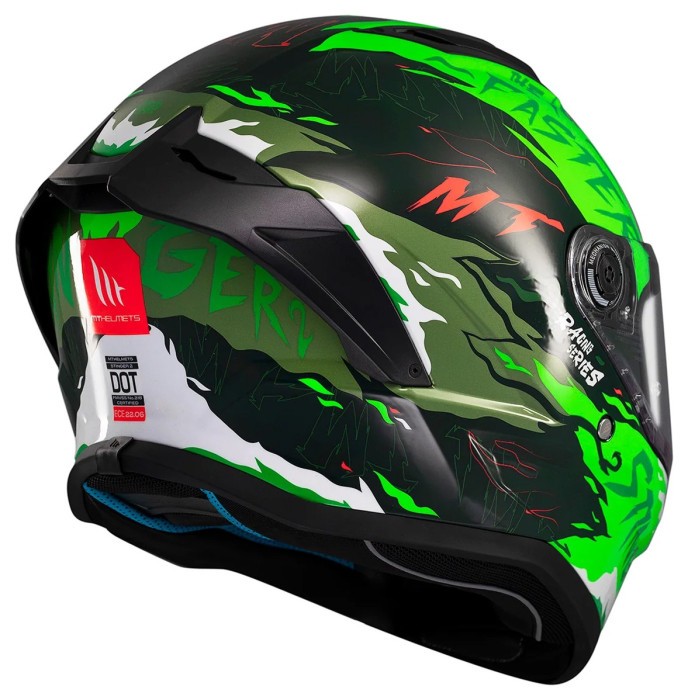 Мотошолом MT STINGER 2 Ardent C6 Gloss Green