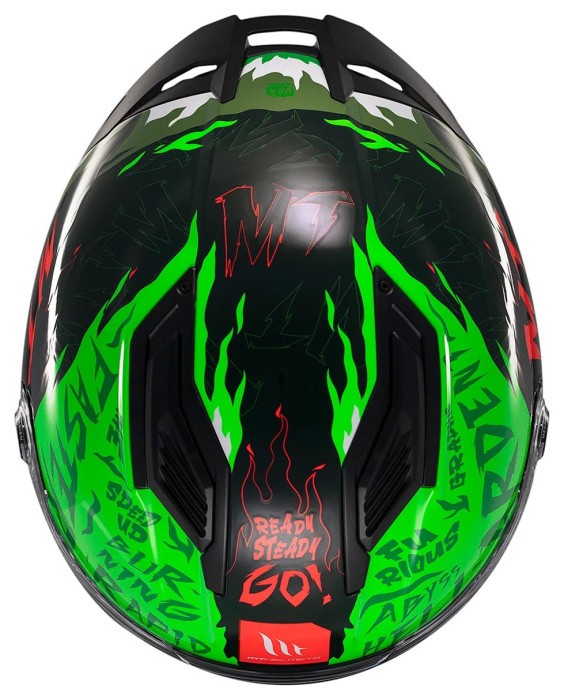 Мотошолом MT STINGER 2 Ardent C6 Gloss Green