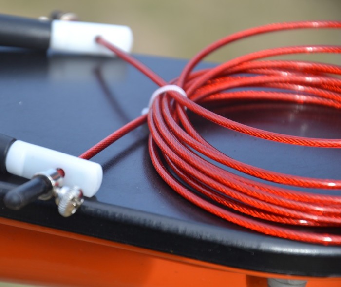 Скакалка швидкісна PowerPlay 4202 Ultra Speed Rope Червона (2,9m.)
