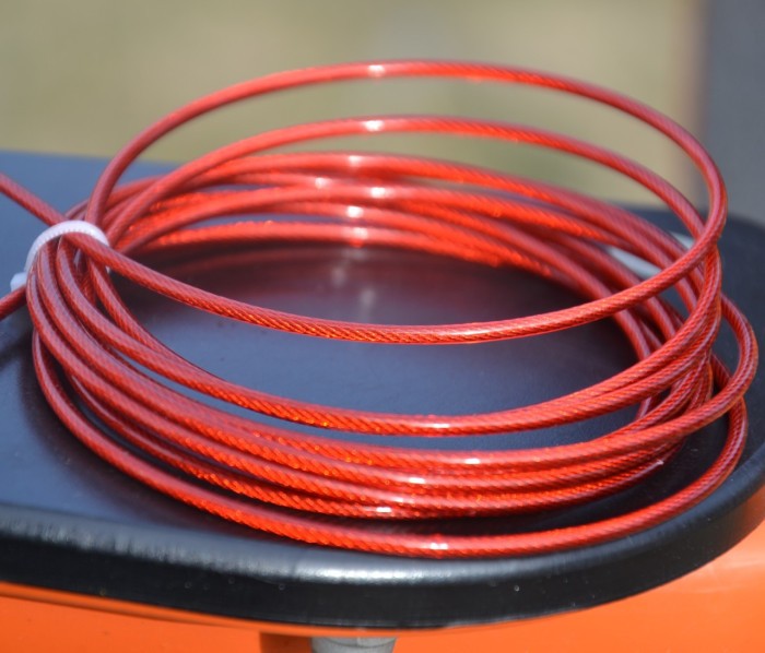 Скакалка швидкісна PowerPlay 4202 Ultra Speed Rope Червона (2,9m.)