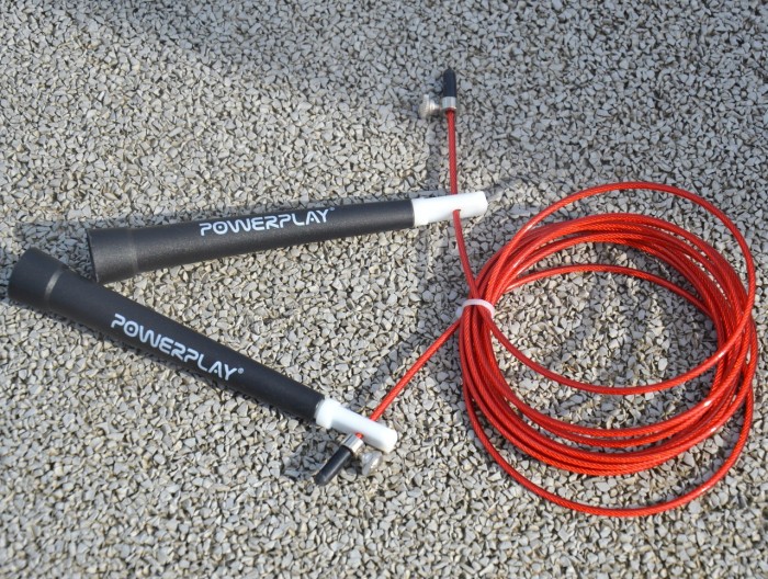 Скакалка швидкісна PowerPlay 4202 Ultra Speed Rope Червона (2,9m.)