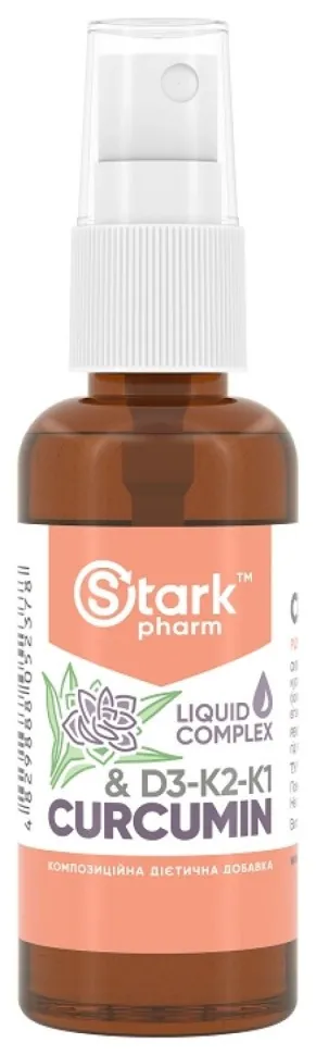 Curcumin & D3-K2-K1 Liquid Extract - 50ml