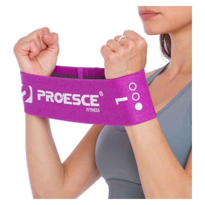 Стрічка опору HIP LOOP Zelart FI-1971-1 (66x8см), фіолетова