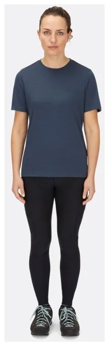 Футболка женская Rab Crimp Logo Tee Wmns, Plum, XS