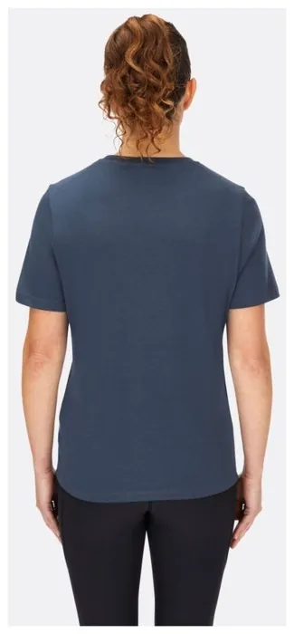 Футболка женская Rab Crimp Logo Tee Wmns, Plum, XS