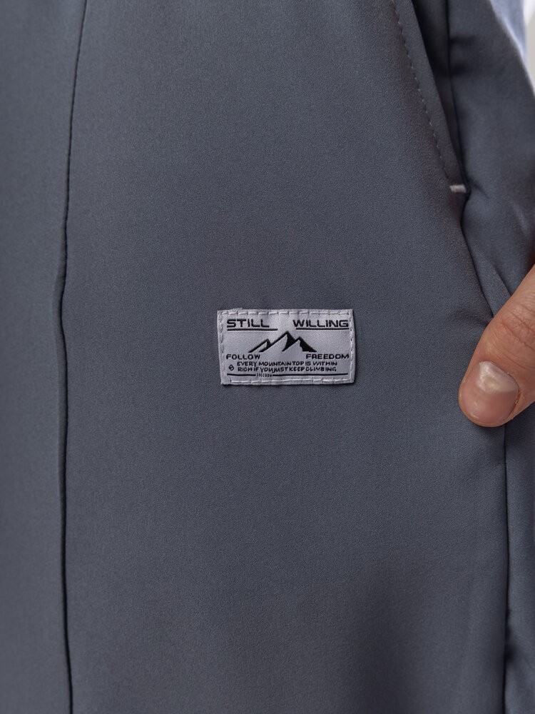 Мужские повседневные джоггеры. Темно-серые летние джогеры с карманами Pobedov Savaya