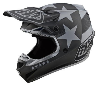 Шолом Troy Lee Designs SE4 Polyacrylite MIPS Freedom Black/Gray L