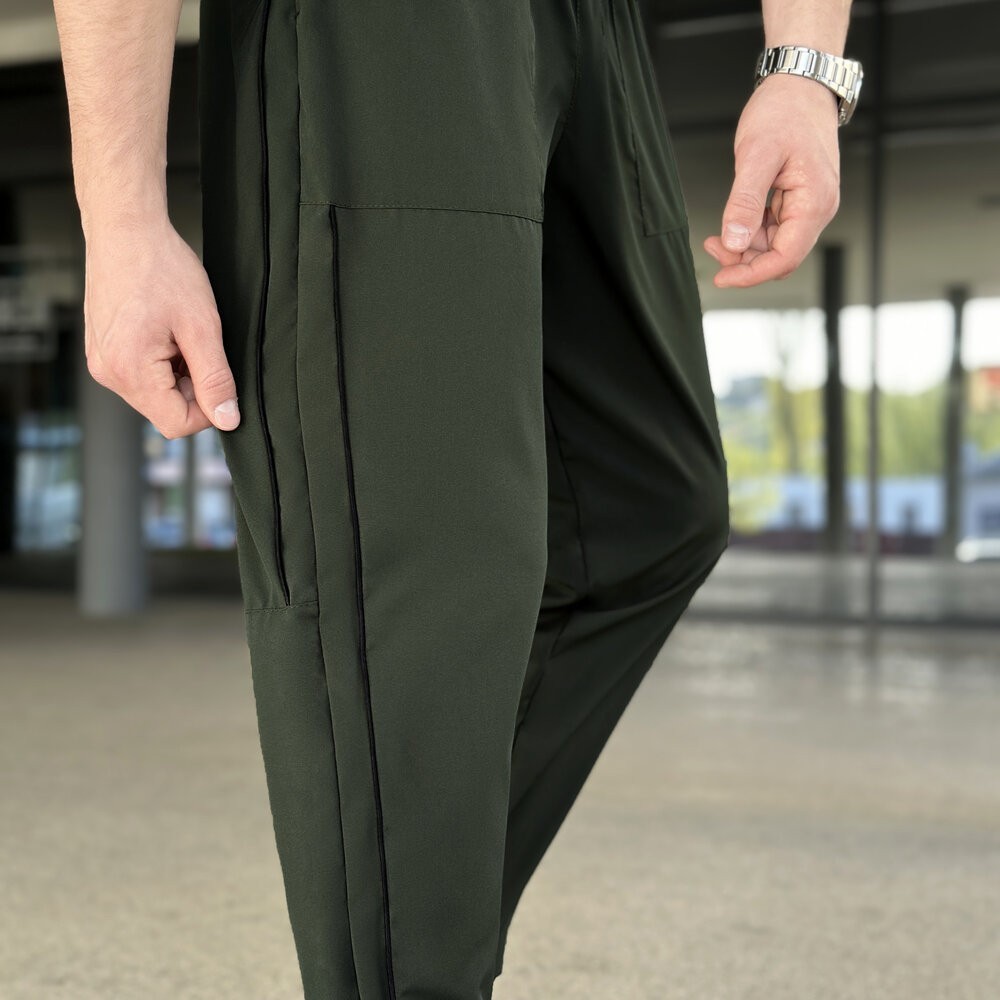 Легкие хаки джогеры из софта мужские весна/лето Pobedov Weekend