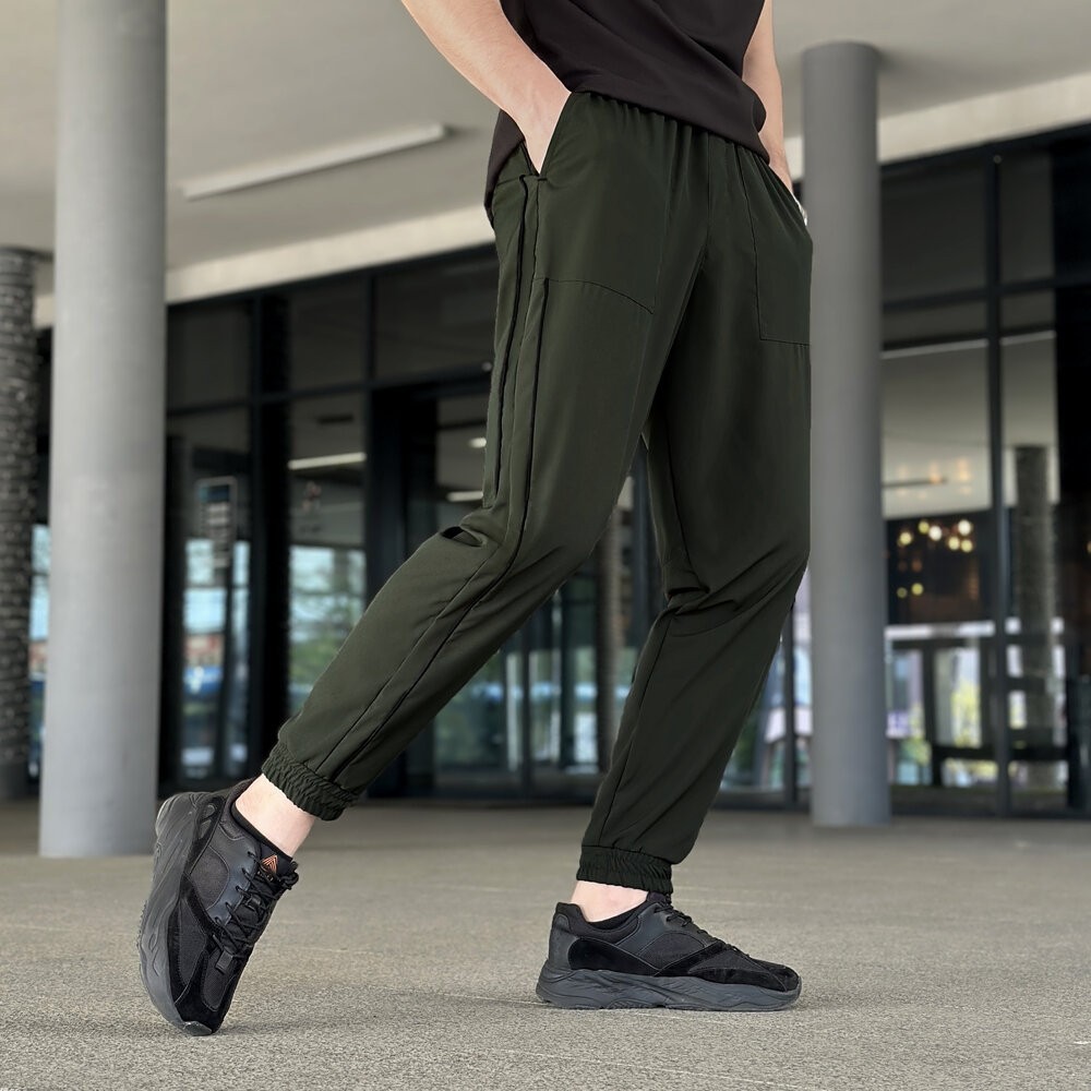 Легкие хаки джогеры из софта мужские весна/лето Pobedov Weekend