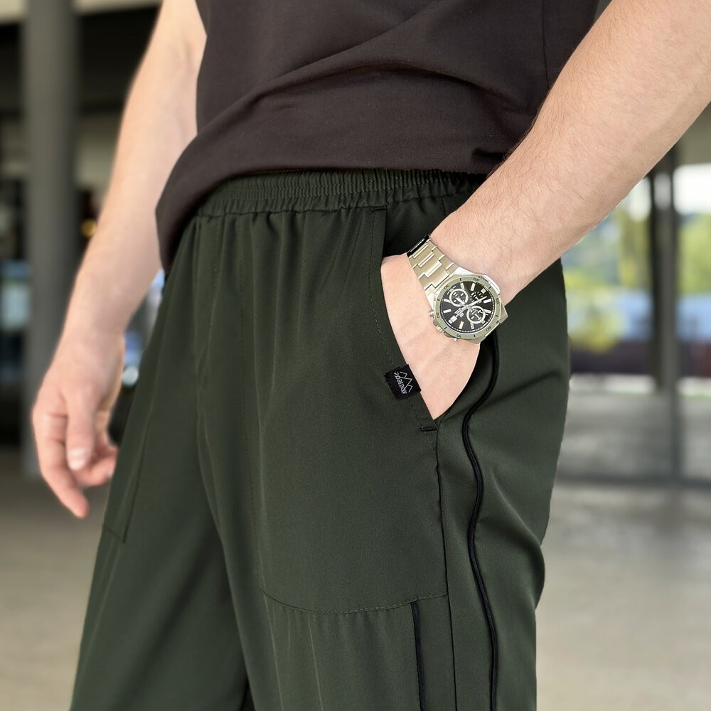 Легкие хаки джогеры из софта мужские весна/лето Pobedov Weekend