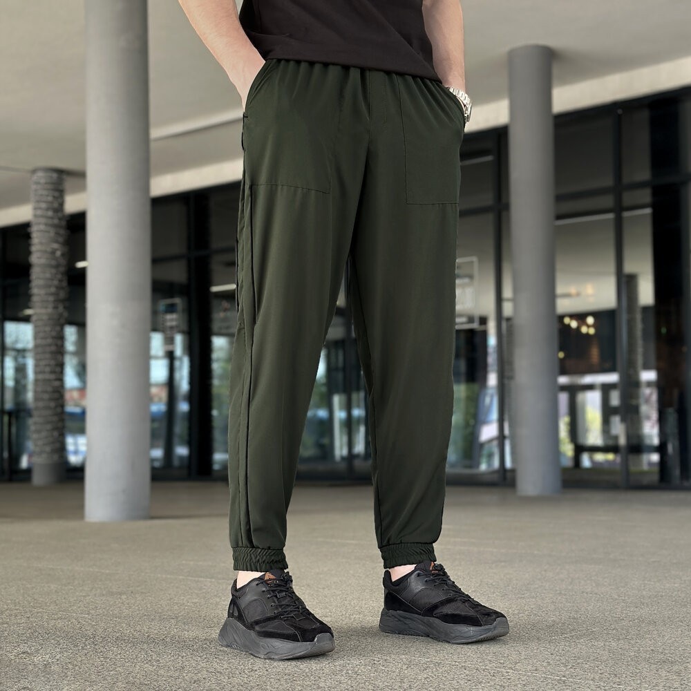 Легкие хаки джогеры из софта мужские весна/лето Pobedov Weekend