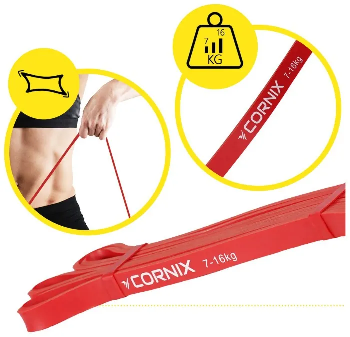 Еспандер-петля Cornix Power Band 13 мм 7-16 кг (резина для фітнесу та спорту) XR-0058